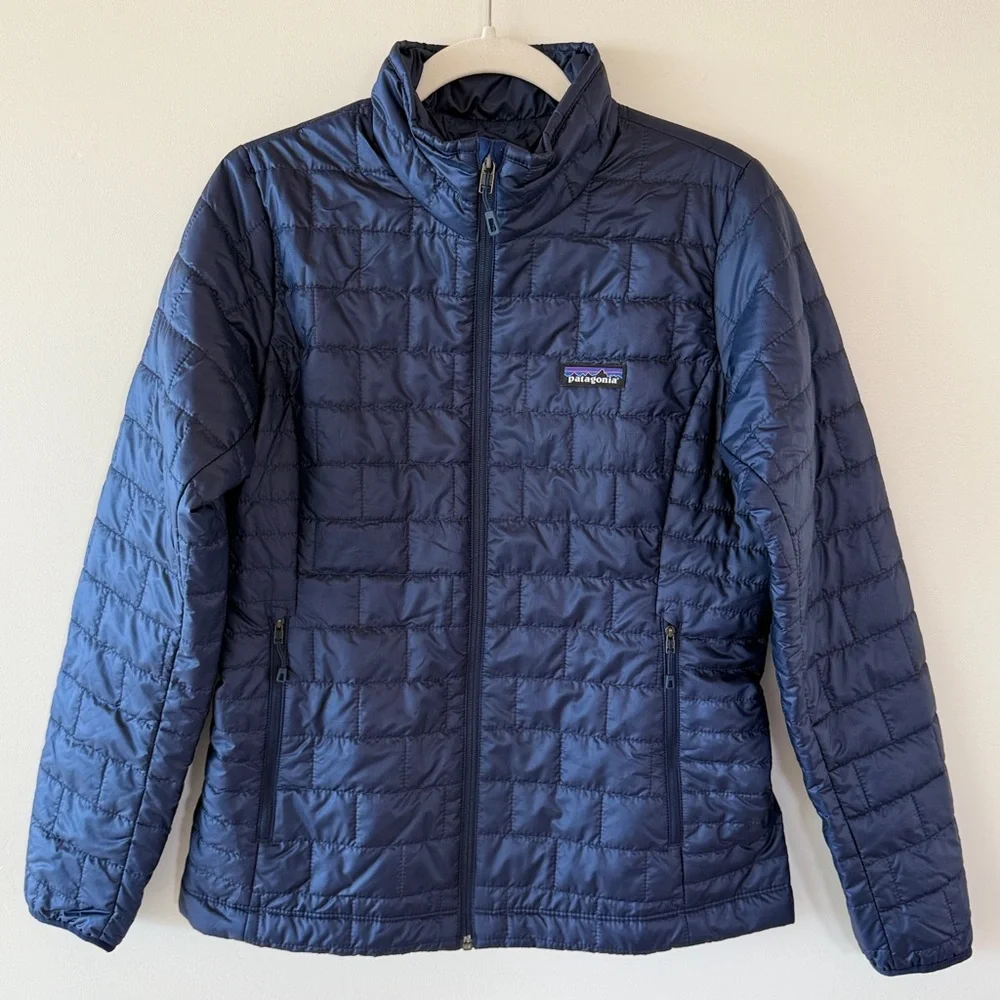 NWT Patagonia Nano Puff Insulated Jacket Women’s Medium Classic Navy Blue - Picture 3 of 13